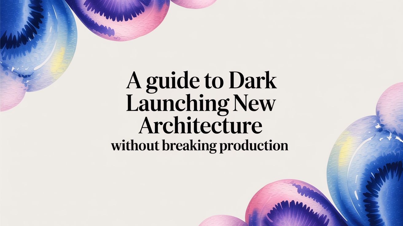 Dark Launching New Architecture: A Data-Driven Guide to Zero-Risk Deployment
