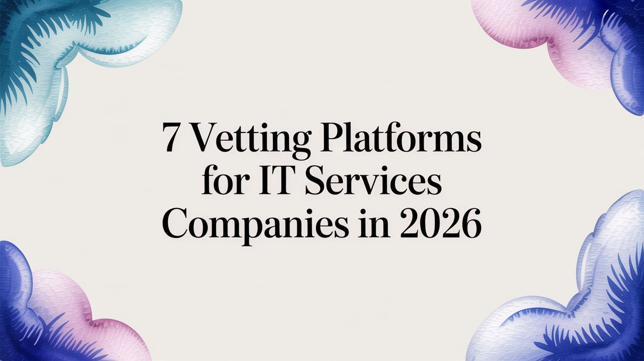 7 Vetting Platforms for IT Services Companies in 2026
